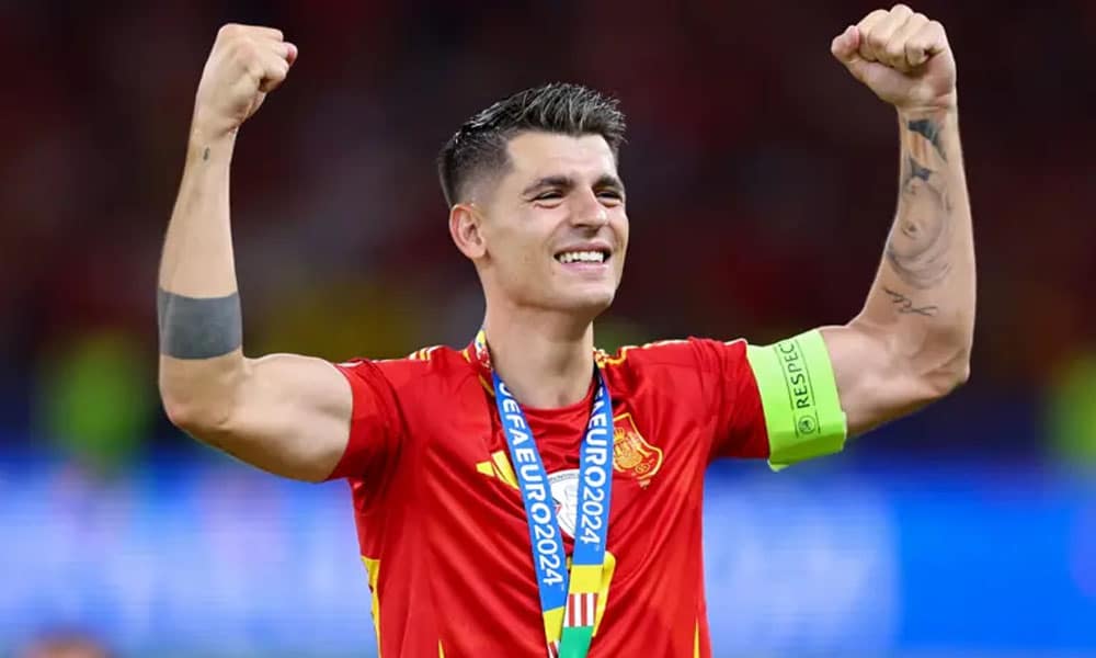 Euro 2024 champion Alvaro Morata signs for AC Milan