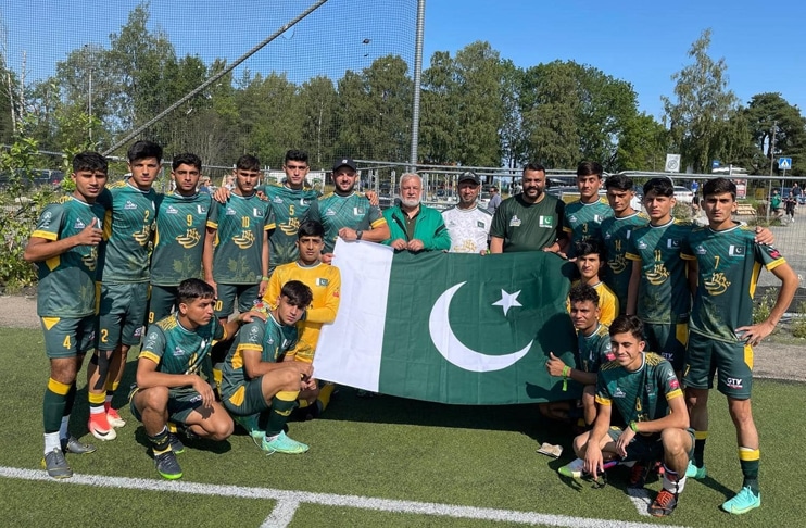 Pakistan street child football team suffers defeat in Norway Cup semi-final