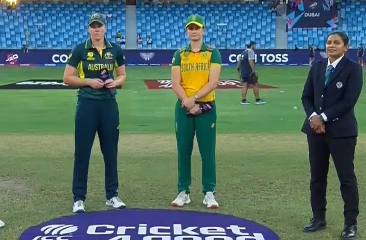 South Africa win toss, elect to field first against Australia in first semi-final
