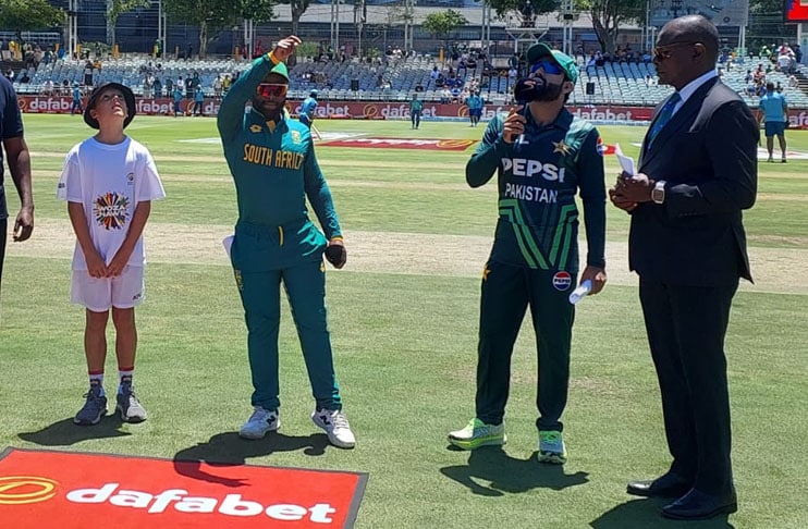 South Africa win toss, bowl first against Pakistan in second ODI