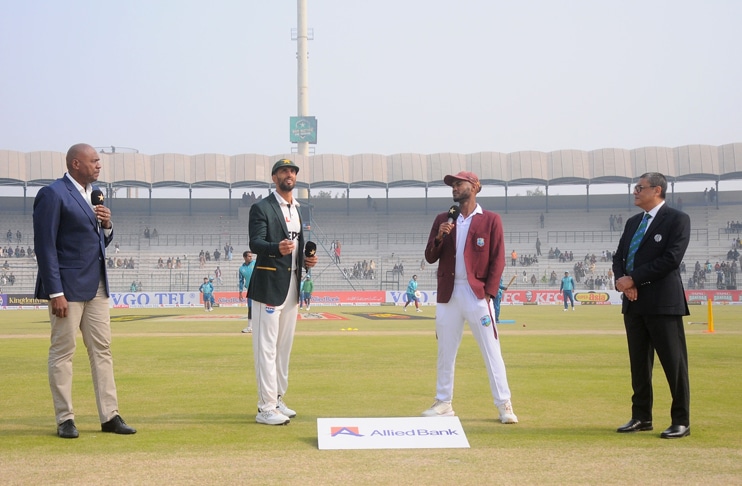 Pakistan win toss, bat first in first West Indies Test