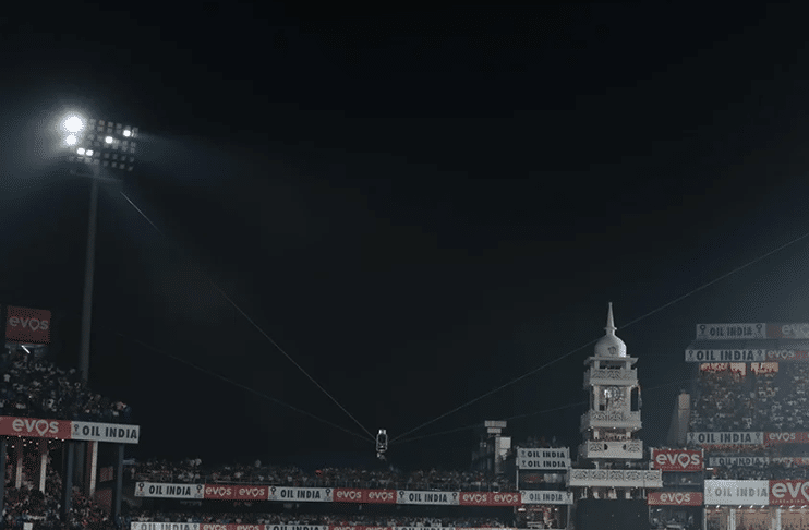 WATCH: Floodlight failure halts India-England second ODI