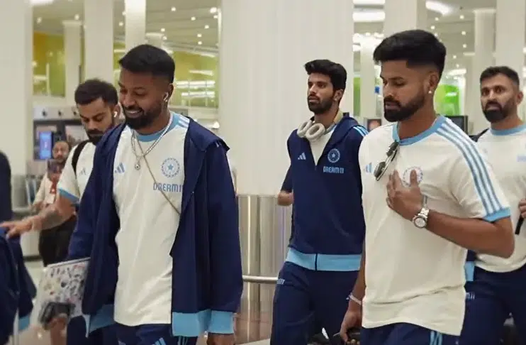 WATCH: Indian team arrives in Dubai for Champions Trophy 2025