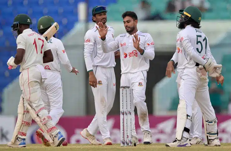 Bangladesh thrash  Zimbabwe by an innings to level Test series