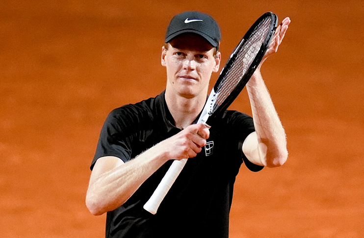 Jannik Sinner makes triumphant return from doping ban at Italian Open