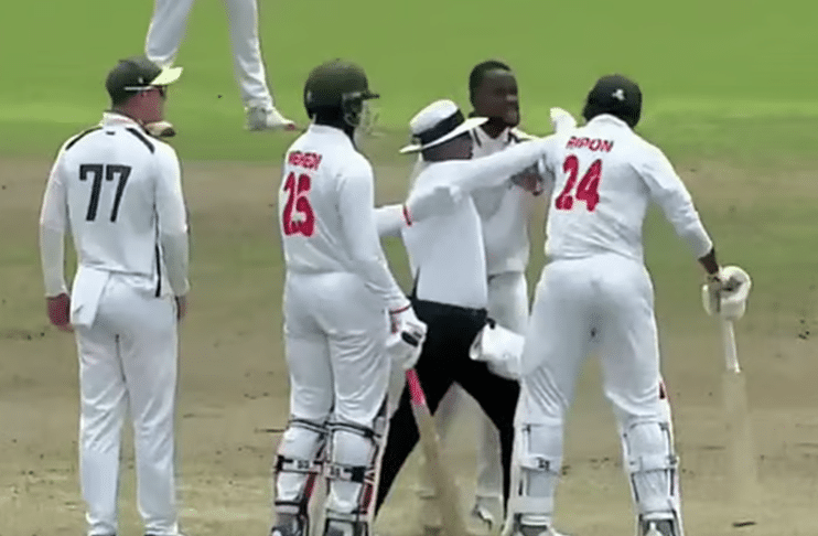 WATCH: Bangladesh, SA Players involved in Physical Fight During Emerging Test