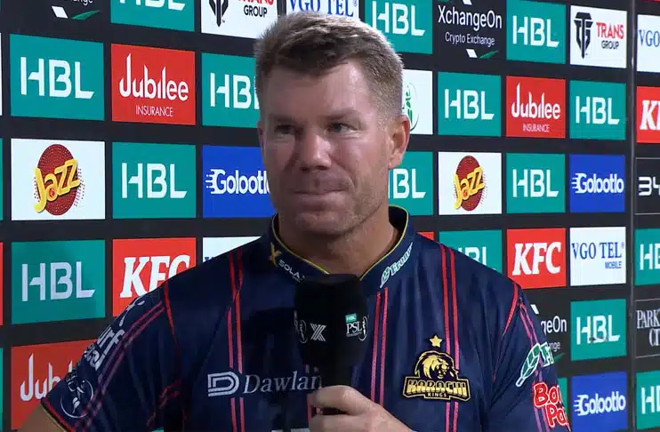 David Warner takes a dig at Shaheen Afridi after Karachi Kings' thrilling victory