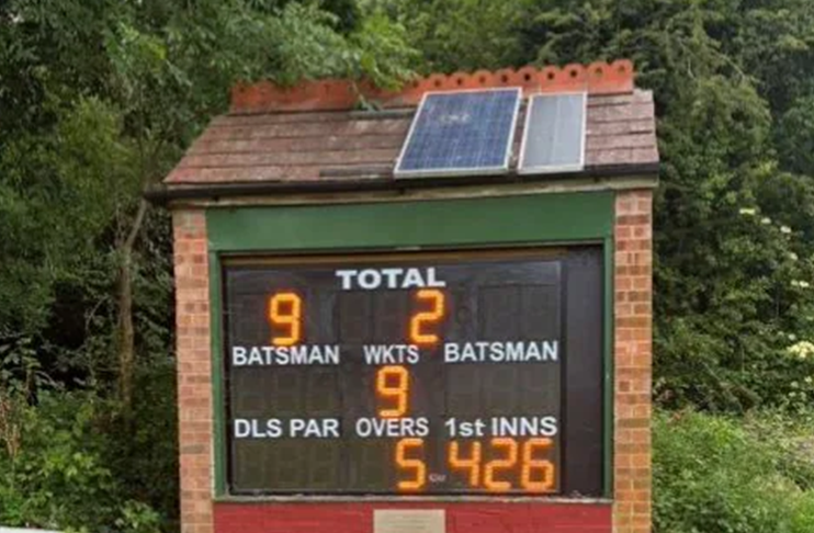 England club team bowled out for just two runs in 427-run chase