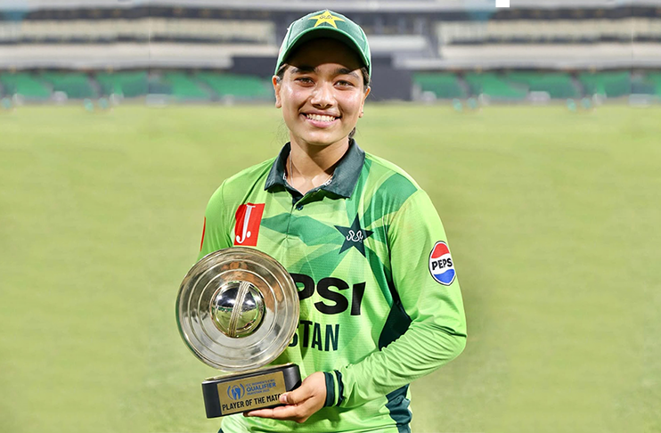 Fatima Sana nominated for ICC Women's Player of the Month award