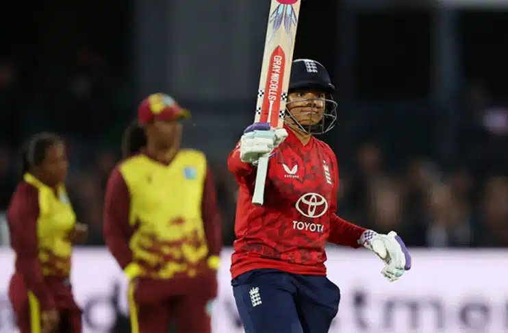 Sophia Dunkley guides England Women to victory in first West Indies T20I
