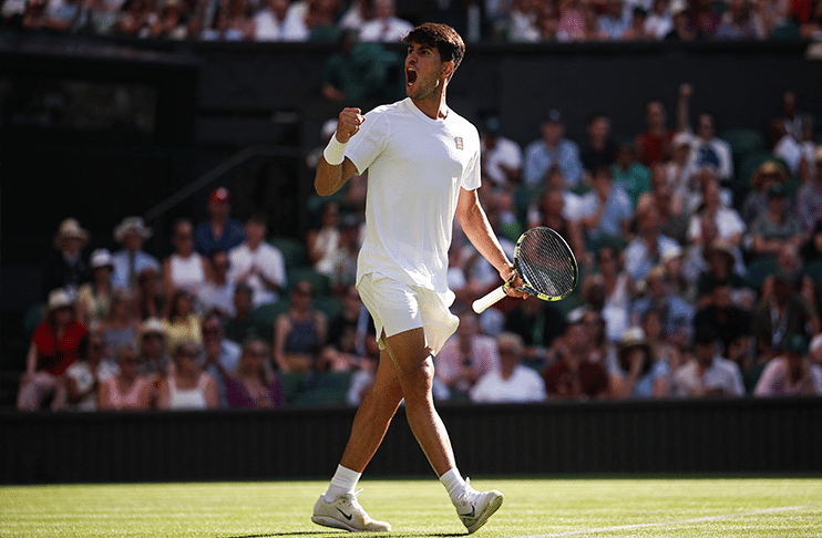 Carlos Alcaraz survives Fognini scare to launch Wimbledon title defence