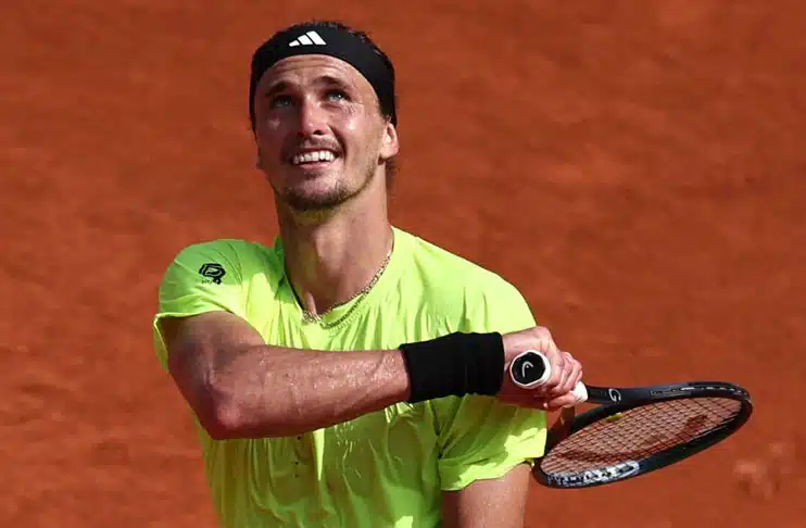 Alexander Zverev into French Open quarters as Tallon Griekspoor retires hurt