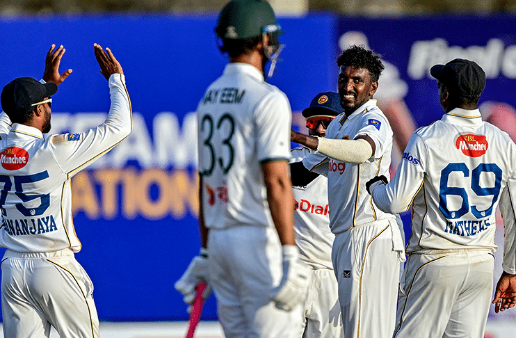 Bangladesh stutter against Sri Lanka after Mushfiqur, Litton stand