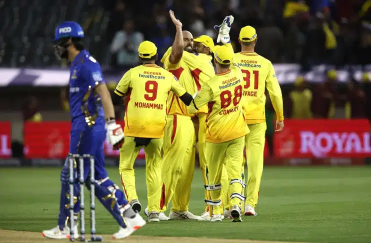 Mitchell’s final over hands Texas Super Kings a thrilling win over MI New York