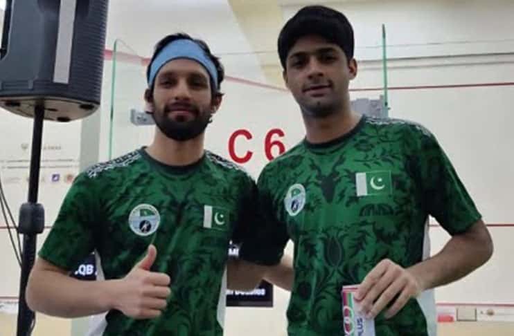 Noor Zaman, Nasir Iqbal to face India’s top seeds in Asian Doubles Squash final