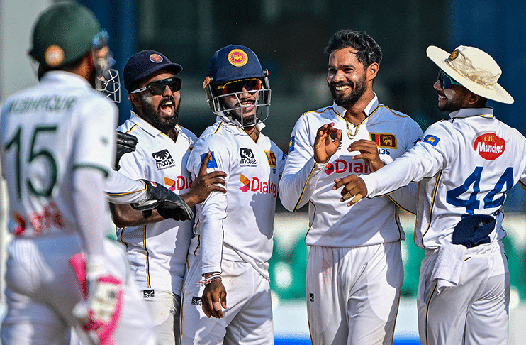 Sri Lanka spinners leave Bangladesh on verge of crushing defeat