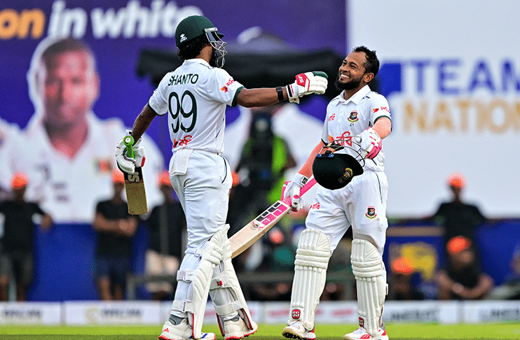 Bangladesh dominate as Shanto, Mushfiqur hit tons against Sri Lanka