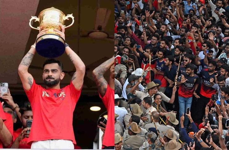Virat Kohli 'lost for words' after RCB victory parade turns tragic