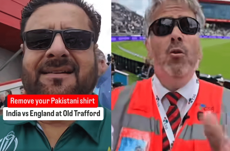 WATCH: Fan asked to cover Pakistan jersey during India-England Test
