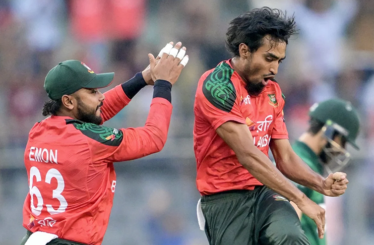 Emon, Taskin star as Bangladesh thump Pakistan in T20I series opener