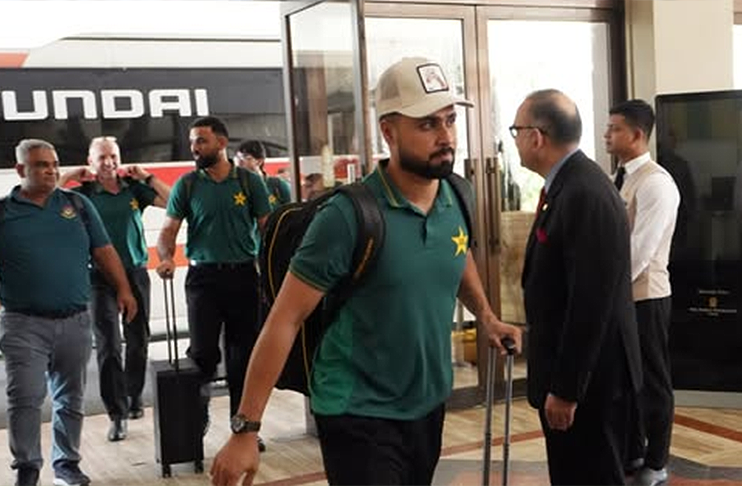 WATCH: Pakistan squad touches down in Bangladesh for T20I series