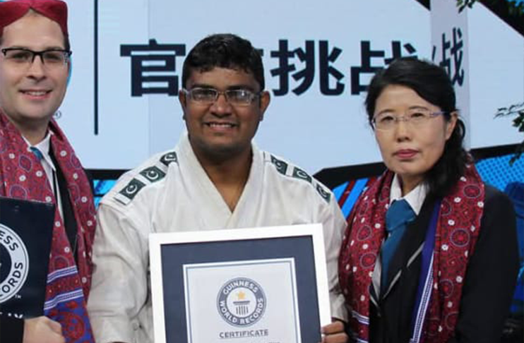 Guinness World Records Honors Rashid Naseem’s decade-long Nunchaku reign