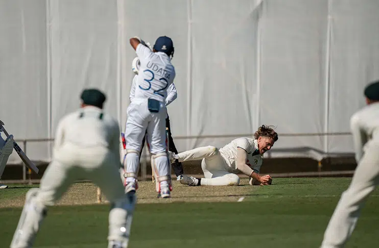 Nuwanidu's unbeaten ton helps Sri Lanka A secure draw against Australia A