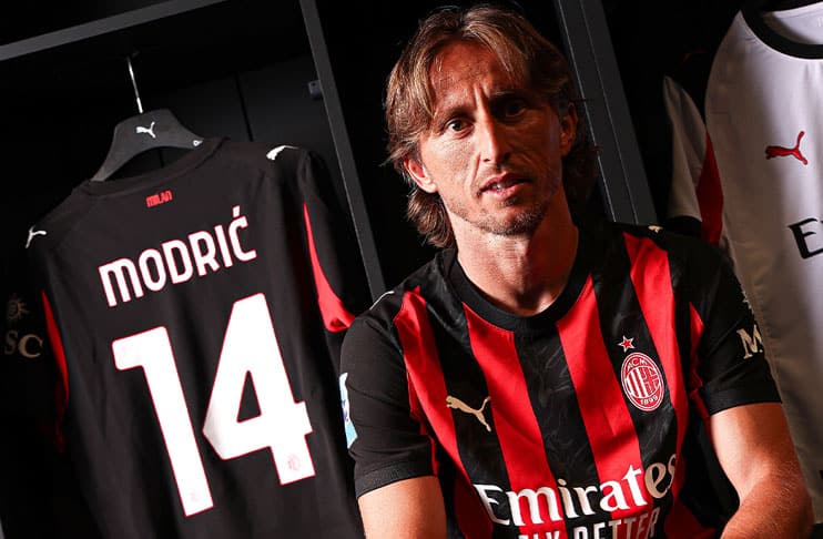 Luka Modric joins AC Milan on one-year deal