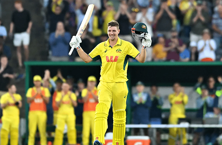 Green hits 47-ball century as Australia tumble records with 431 against South Africa