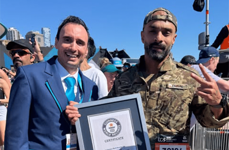 Pakistan's marathoner Faisal Shafi sets Guinness World Record at Sydney Marathon
