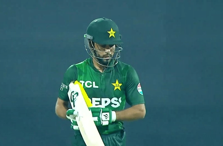 WATCH: Mohammad Haris breaks bat after losing cool in tri-series clash against UAE