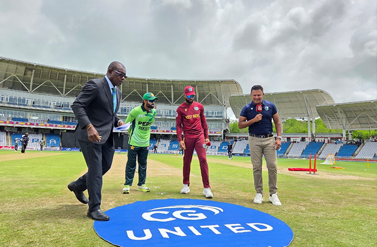 Pakistan win toss, bowl first against West Indies in first ODI