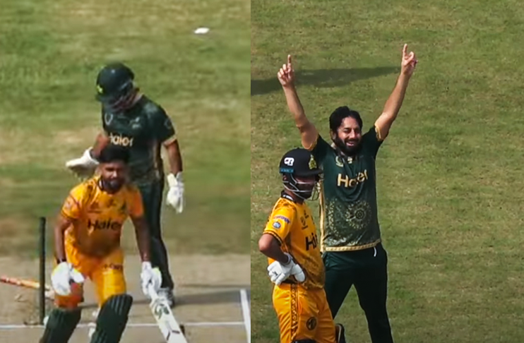 WATCH: Saeed Ajmal bowls Babar Azam with beautiful delivery during exhibition match