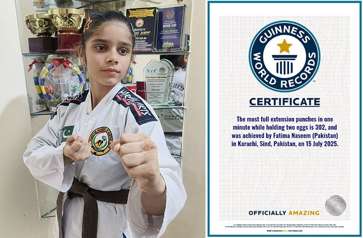 Fatima Naseem claims 6th world record, dedicates it to Field Marshal Asim Munir