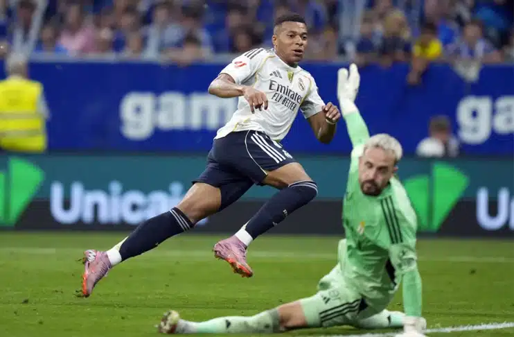 Kylian Mbappe fires Real Madrid to victory at Real Oviedo