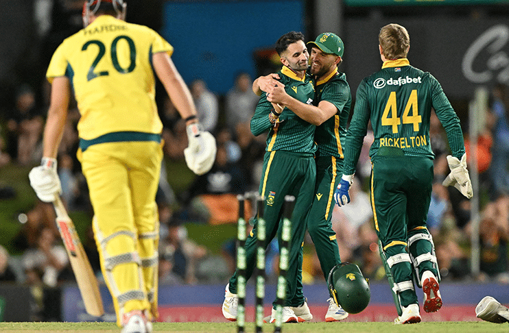 Keshav Maharaj's maiden Five-for leads South Africa to crushing win over Australia