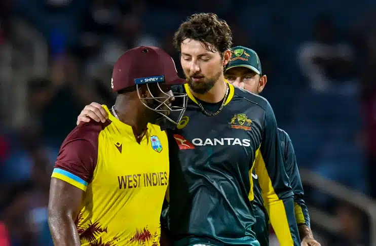 Tim David fined for showing dissent during final T20I against West Indies