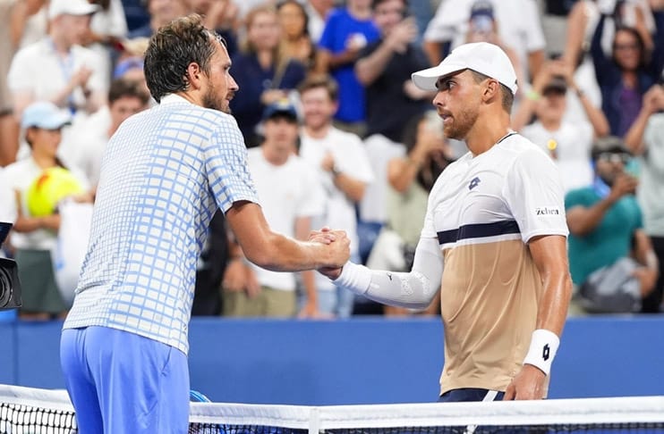 US Open chaos as Benjamin Bonzi ousts raging Daniil Medvedev