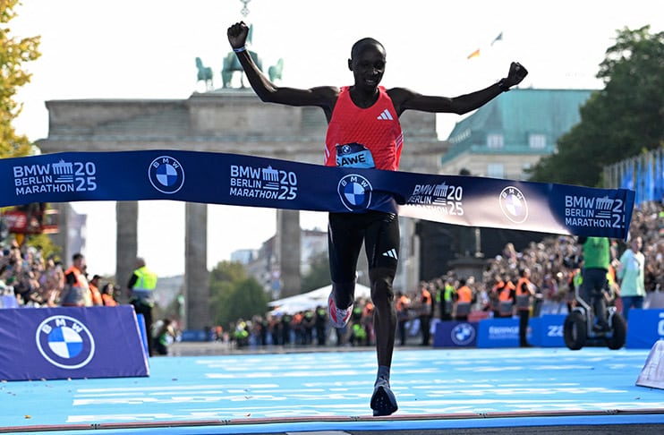 Kenya’s Sabastian Sawe wins men’s Berlin Marathon