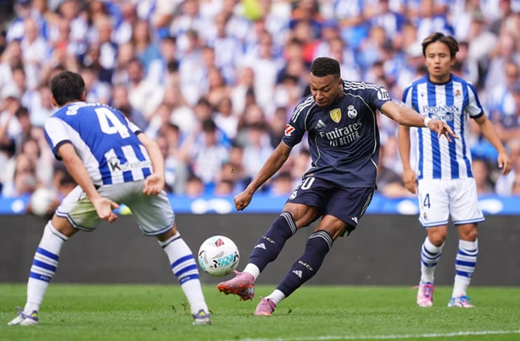 Kylian Mbappe shines as Real Madrid defeat Real Sociedad