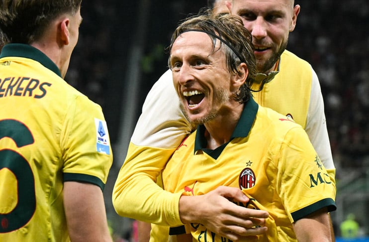 Luka Modric opens AC Milan account with winner against Bologna
