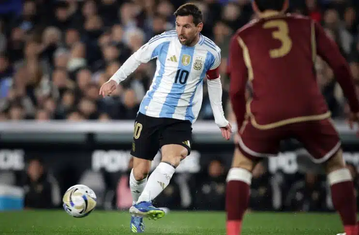 Messi hits emotional brace in his farewell home game