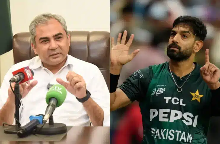 Mohsin Naqvi to pay Haris Rauf's fine personally: sources
