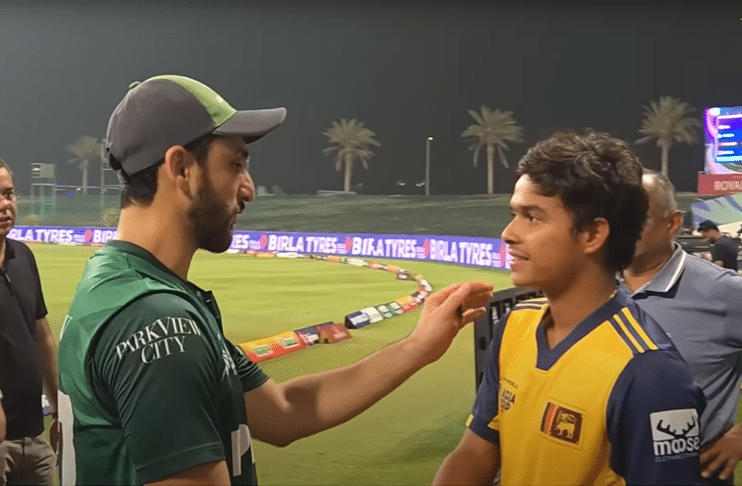 WATCH: Salman Ali Agha, team management console bereaved Wellalage
