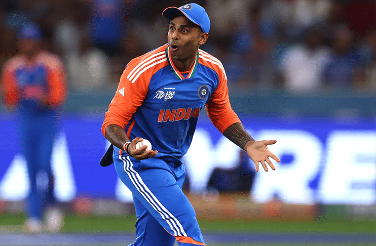 Suryakumar found guilty of breaching ICC code of conduct in Pakistan clash