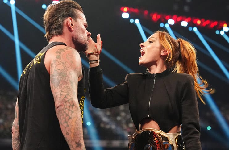 WATCH: Becky Lynch slaps CM Punk on WWE RAW