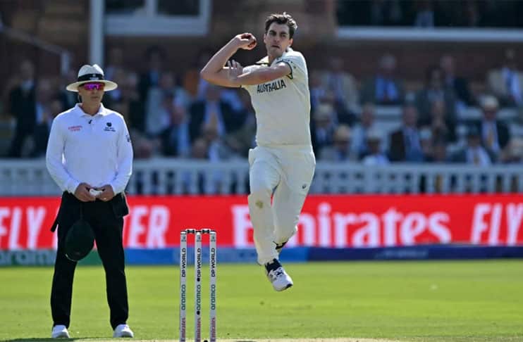Australia's Pat Cummins makes tentative bowling return