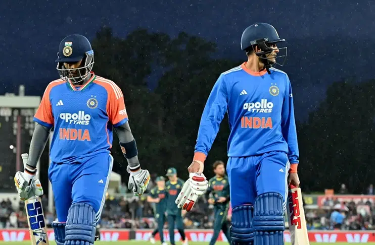 Persistent rain washes out India-Australia T20I opener