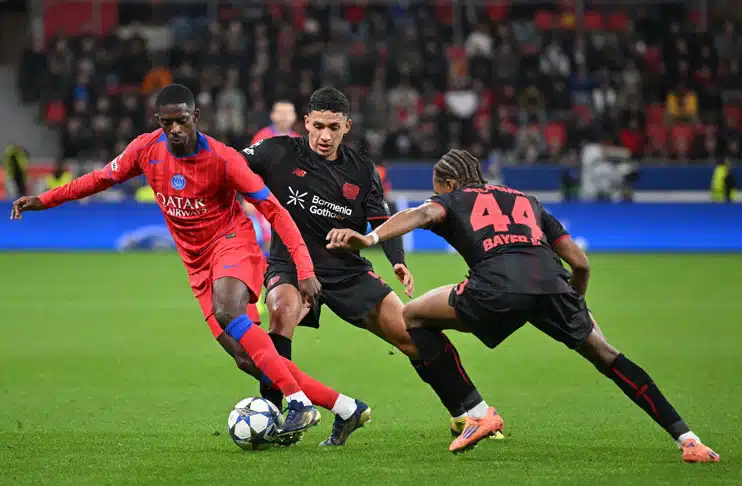 Ousmane Dembele scores on return as PSG hammer Leverkusen