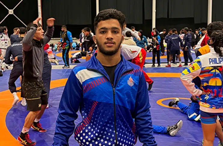 Pakistani wrestler Hasan Ali claims bronze at Asian Youth Games